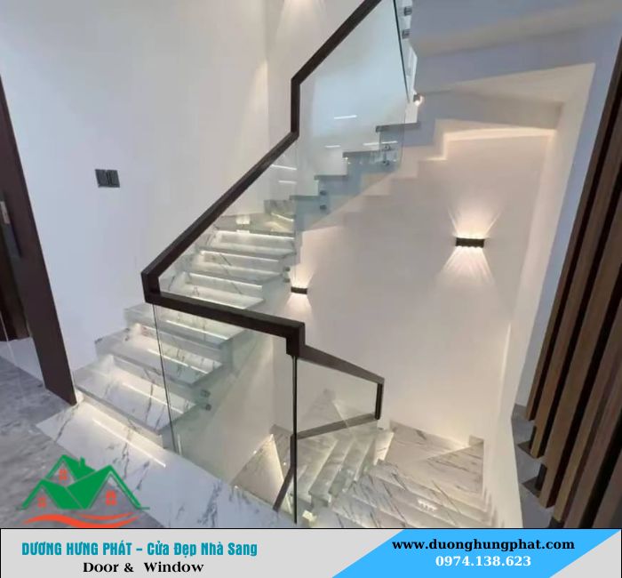cầu thang kính Củ Chi TP.HCM